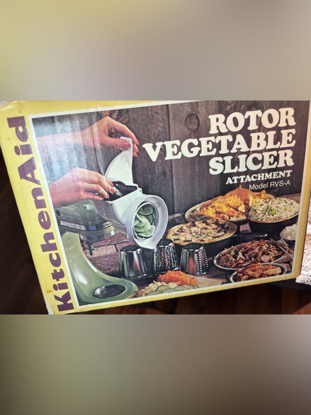 Vintage KitchenAid RVS-A Rotor Vegetable Slicer Attachment Hobart Complete - Picture 5 of 9